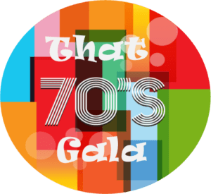 That 70s gala logo